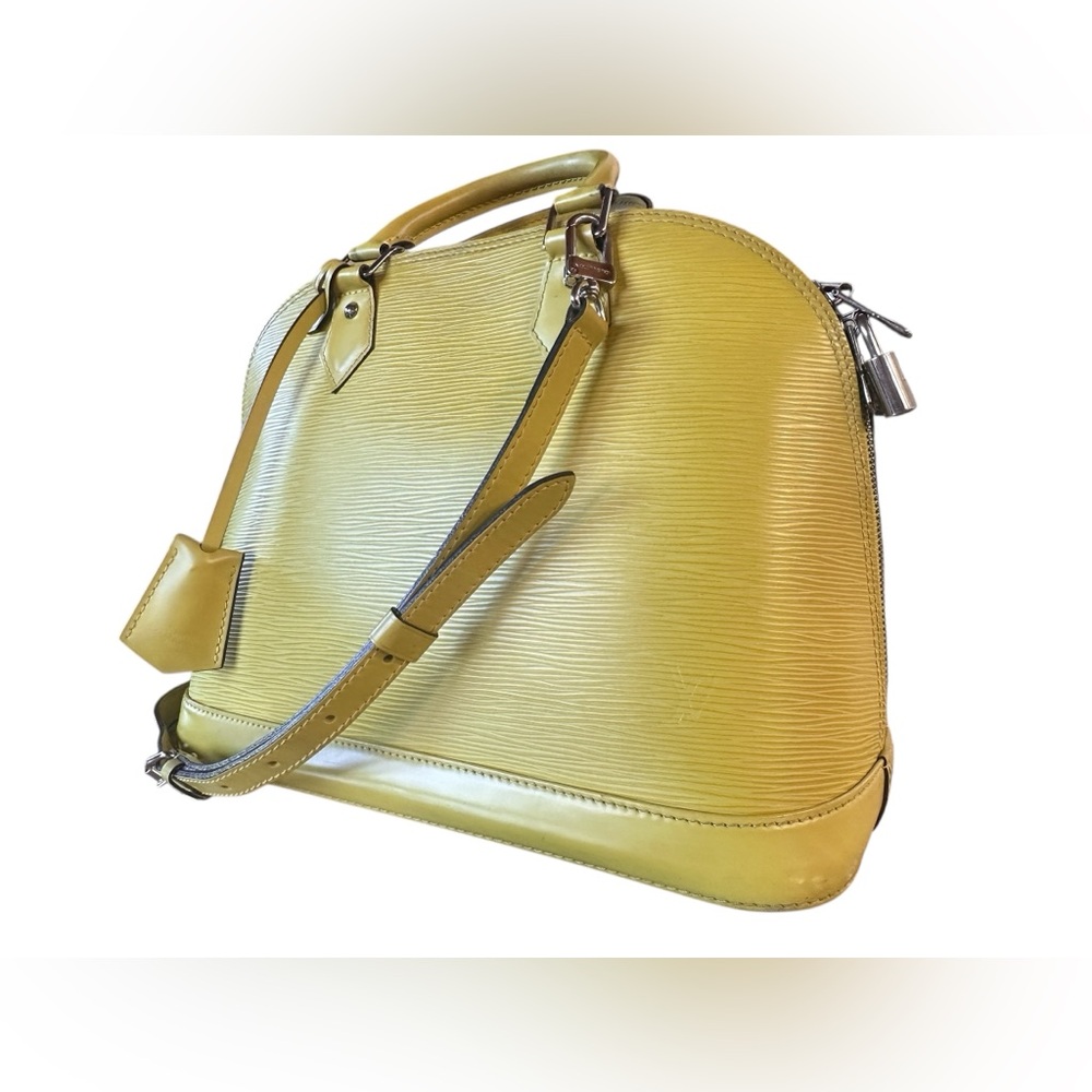 Authentic Louis Vuitton Epi Alma Pm Bag